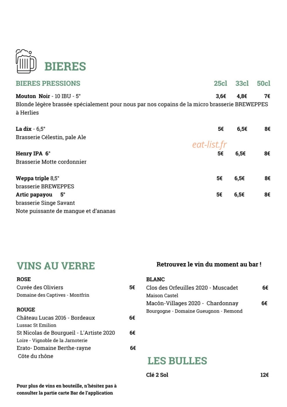 Bercail — carte page 3