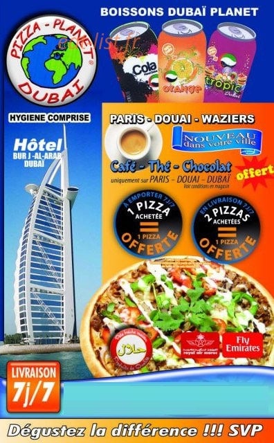 Pizza Planet — carte page 1