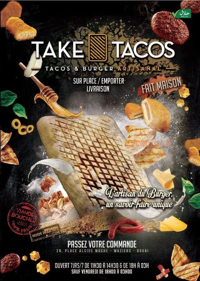 Take Tacos — carte page 1