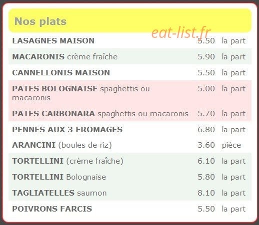 Pizza Zio — carte page 3