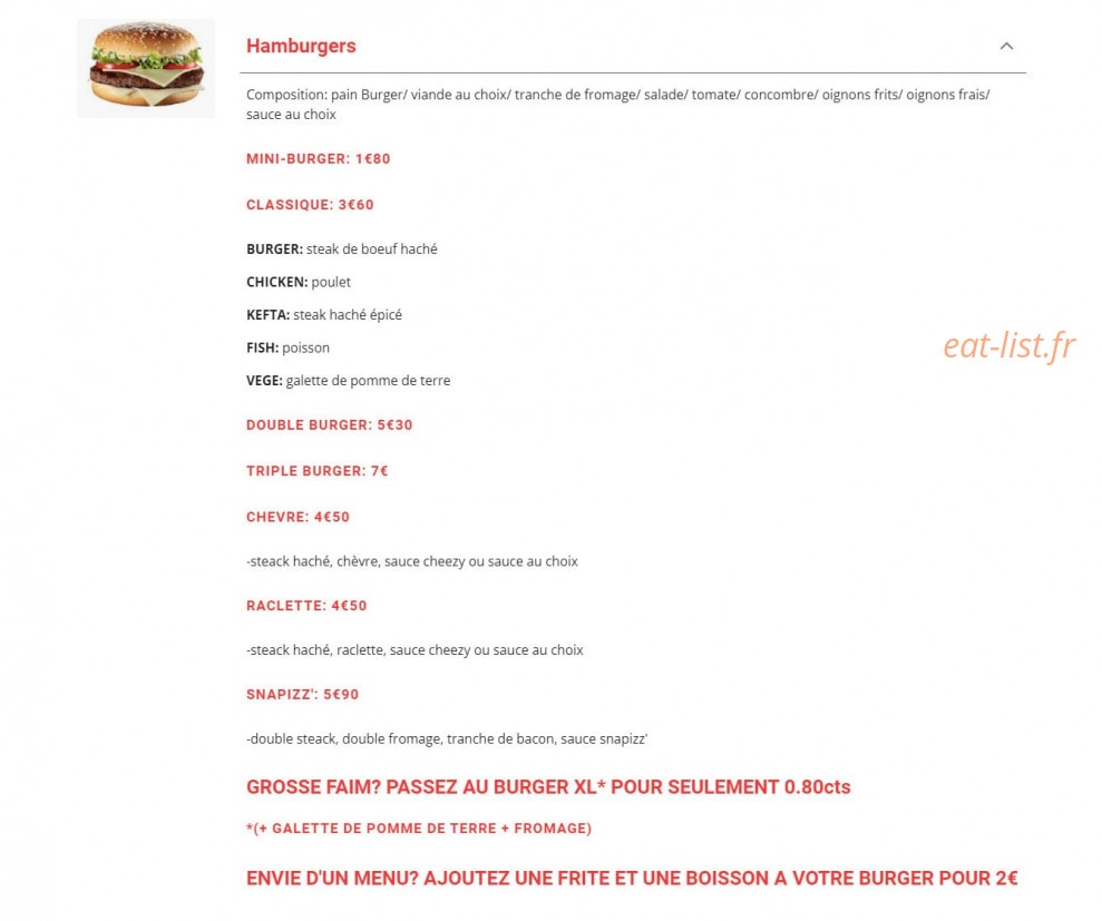 Snapizz' — carte page 4
