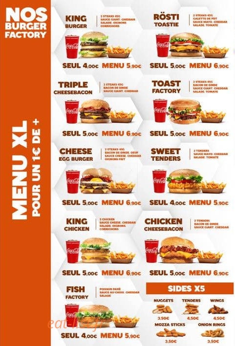Tacos Factory — carte page 4
