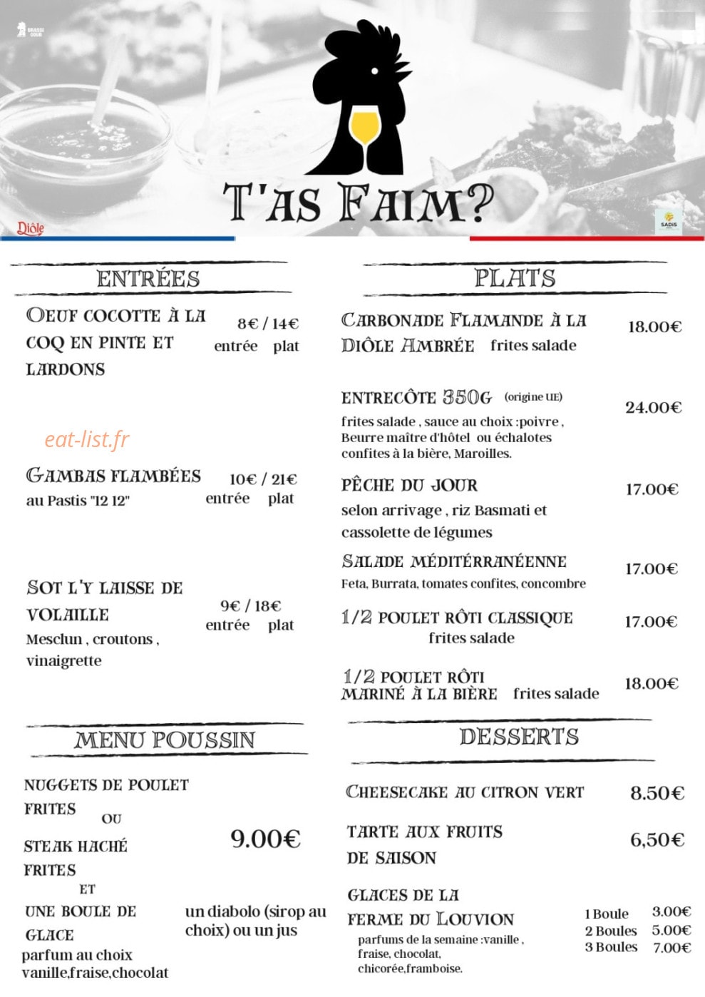 Brasse Cour — carte page 1