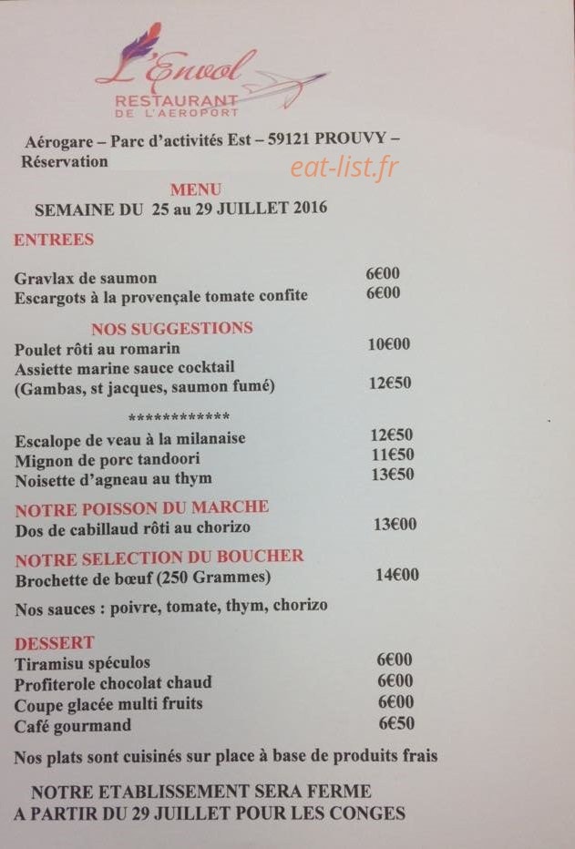 L'Envol — carte page 1
