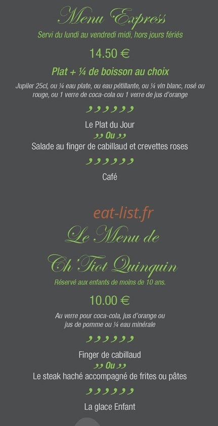 L' Escale — carte page 2