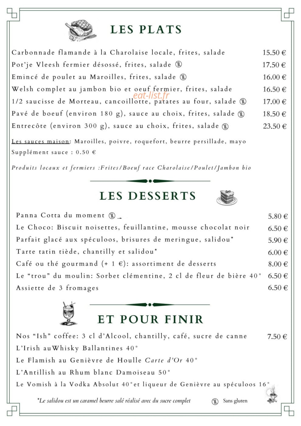 Aux deux Moulins — carte page 3