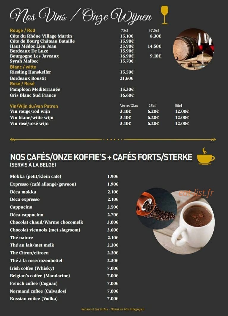 The Belgians — carte page 5