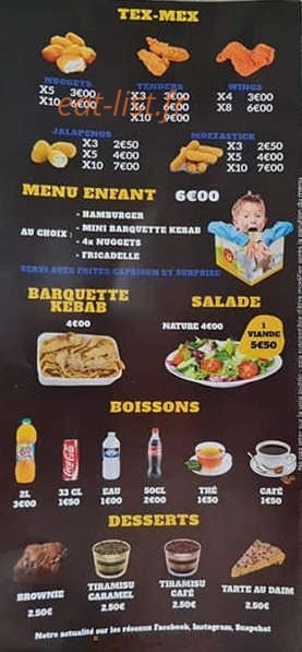 Family Food — carte page 5