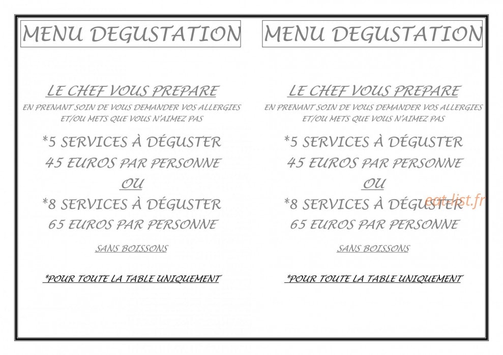 L'Andalou — carte page 3