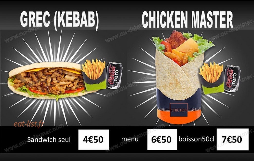 Baraka Pizz — carte page 4