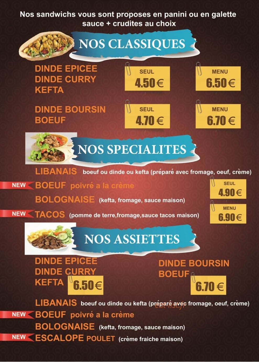 Fiz Burger À Flers En Escrebieux - Menu Et Photos