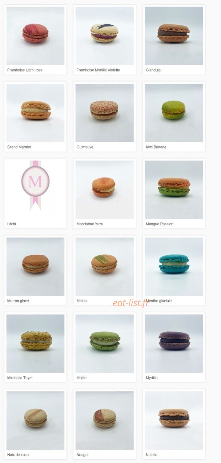 Le Monde du Macaron — carte page 6