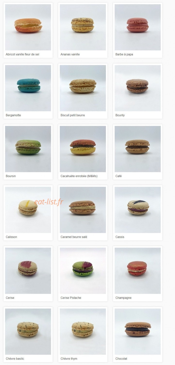 Le Monde du Macaron — carte page 4