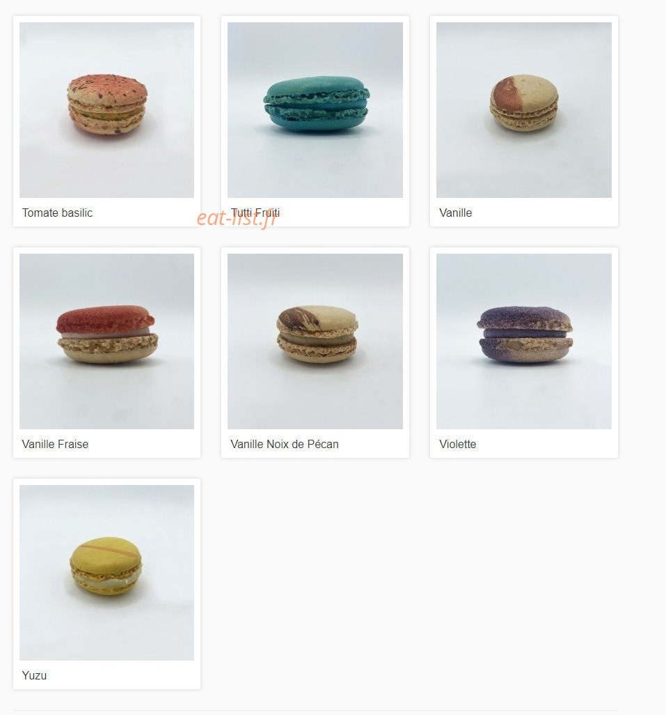 Le Monde du Macaron — carte page 8