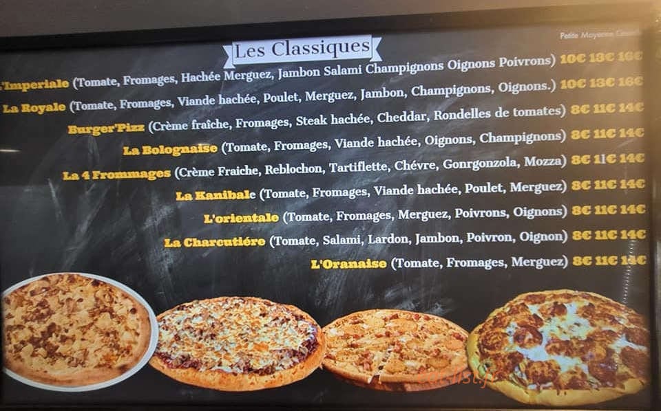 Régal Pizz — carte page 2