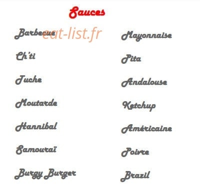 Le royal frites — carte page 7