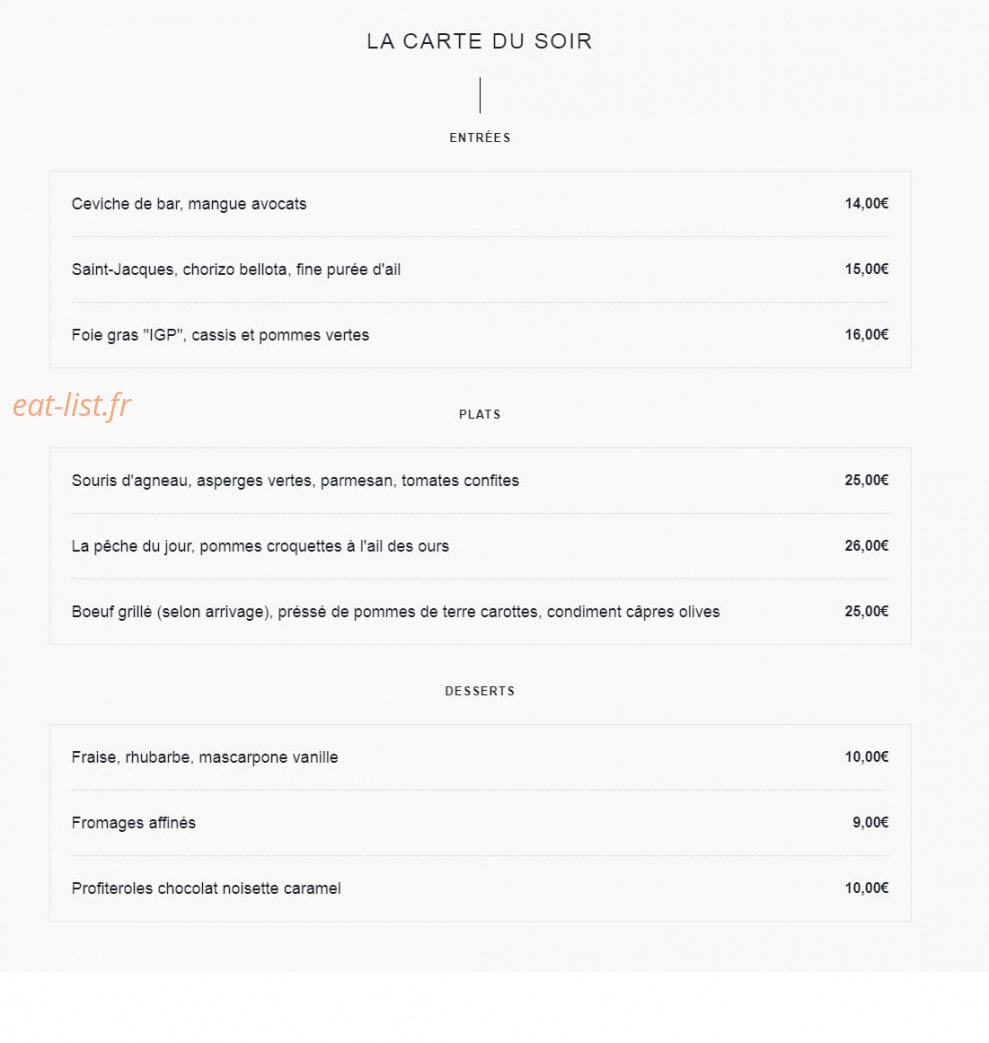 L'Emulsion — carte page 2