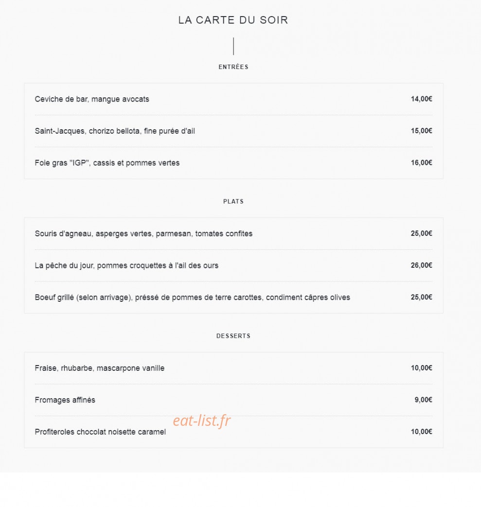 L'Emulsion — carte page 1