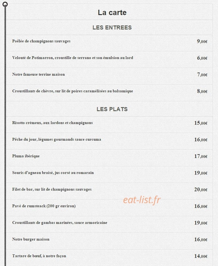 Le Push — carte page 1
