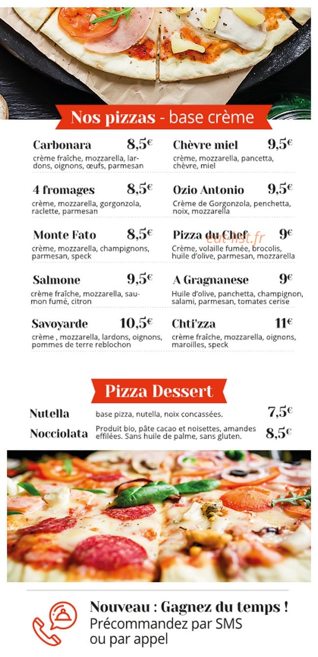 Papillon pizza — carte page 3