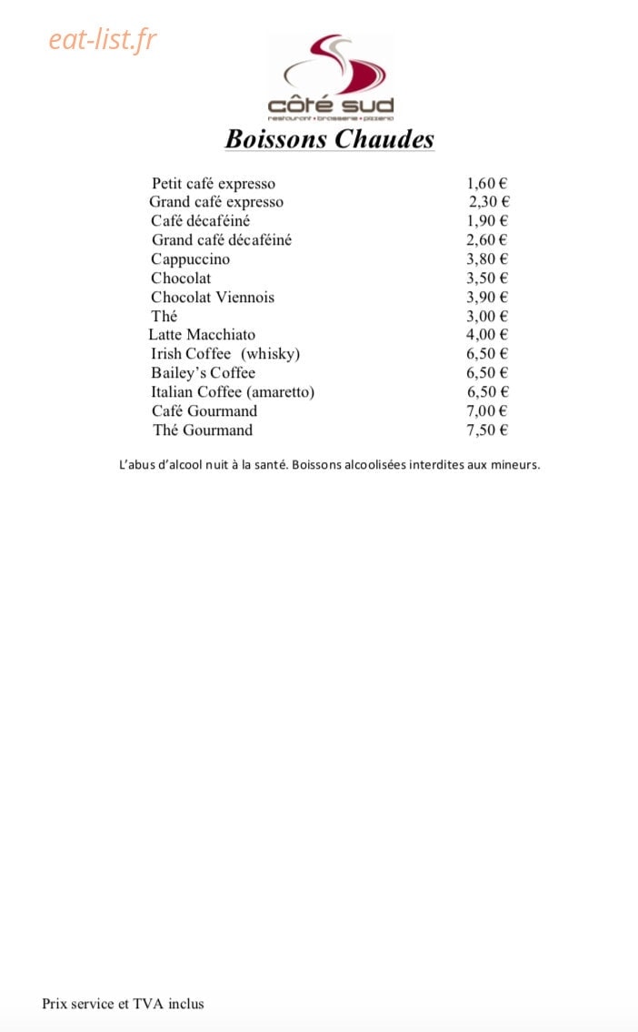 Côté Sud — carte page 5