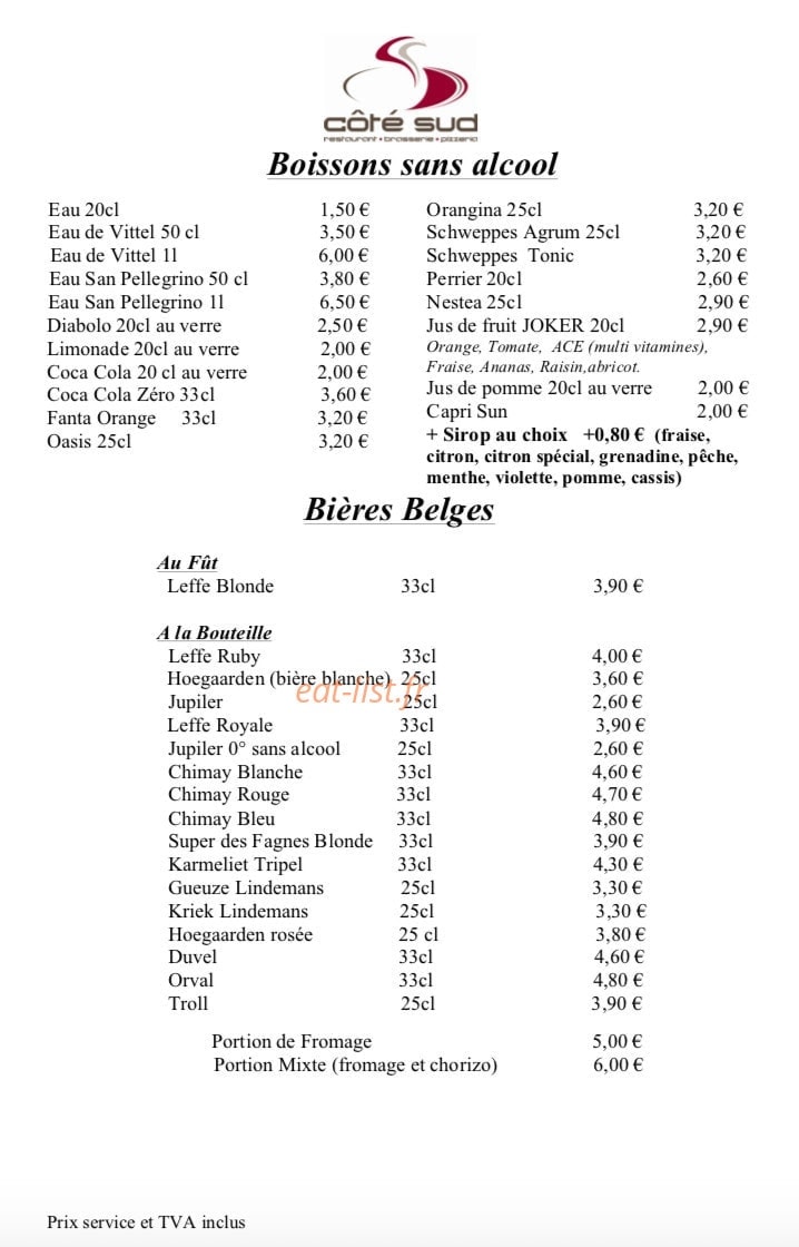 Côté Sud — carte page 3