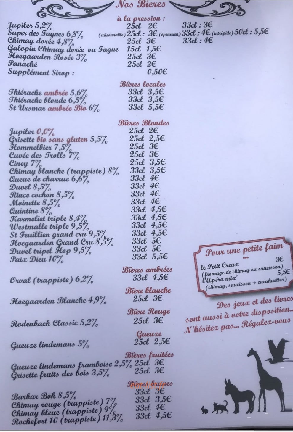 la vie sauvage — carte page 1