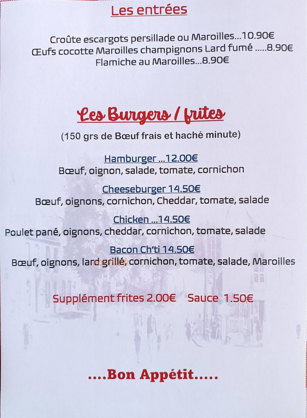 Chez le Père Ducoin — carte page 2