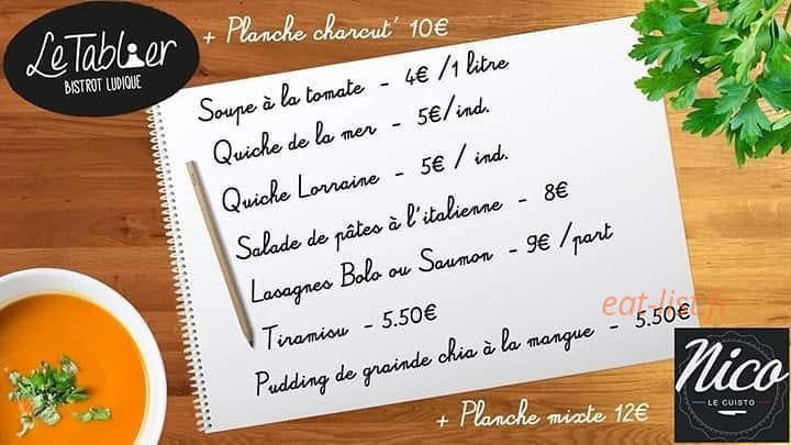 Le Tablier — carte page 1