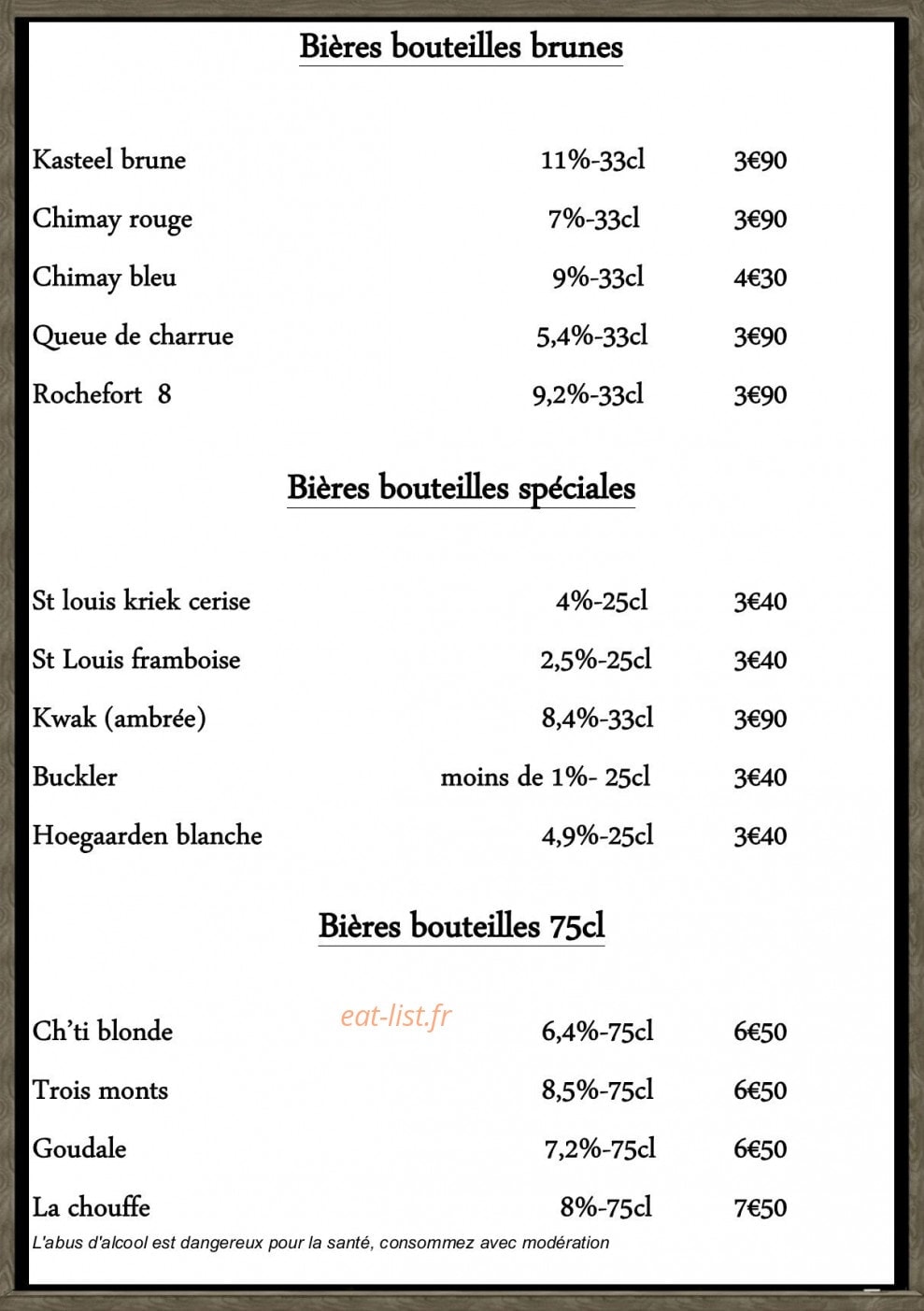Le Maisnil Mon Temps — carte page 9
