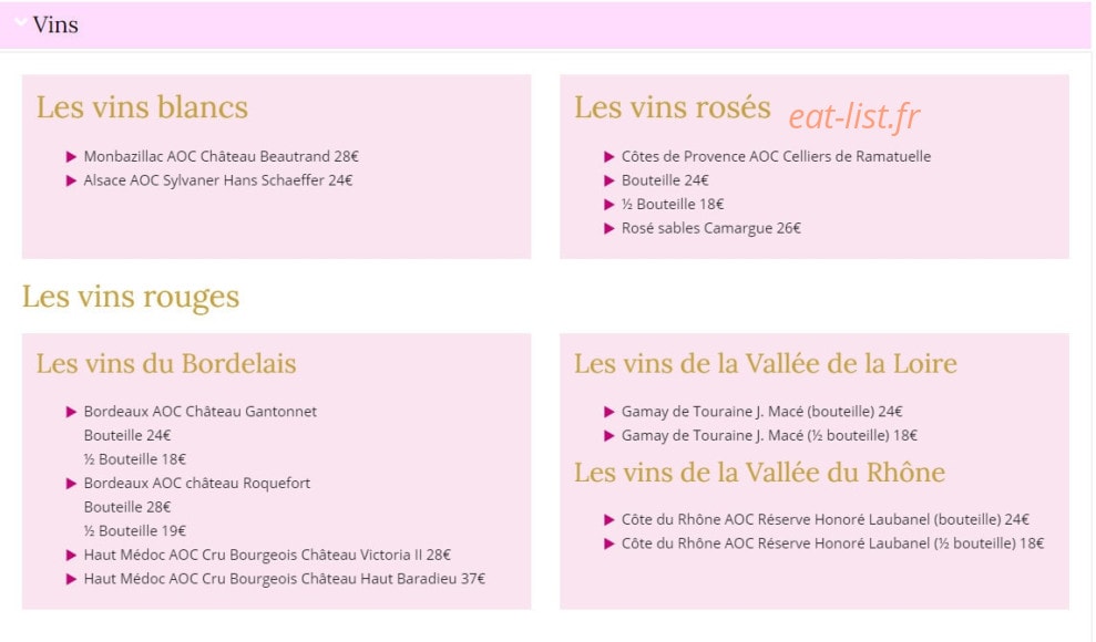 Au Bonheur des Dames — carte page 11