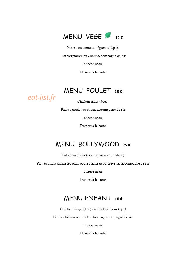 Bollywood — carte page 6