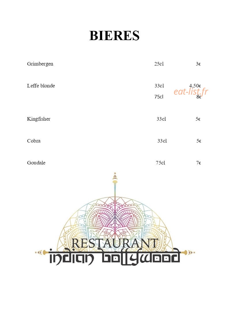 Bollywood — carte page 8