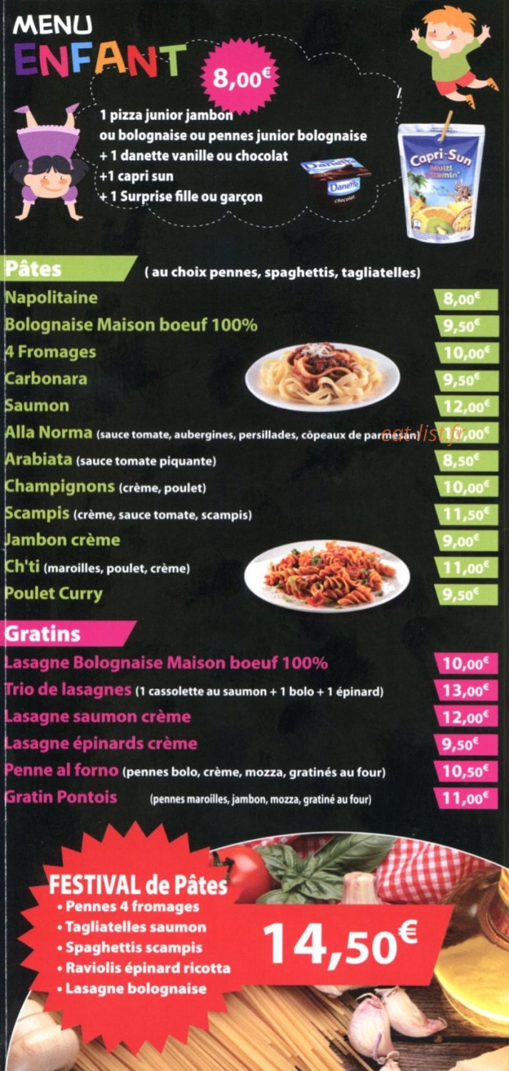 Casa Della Pizza à Pont Sur Sambre menu et photos