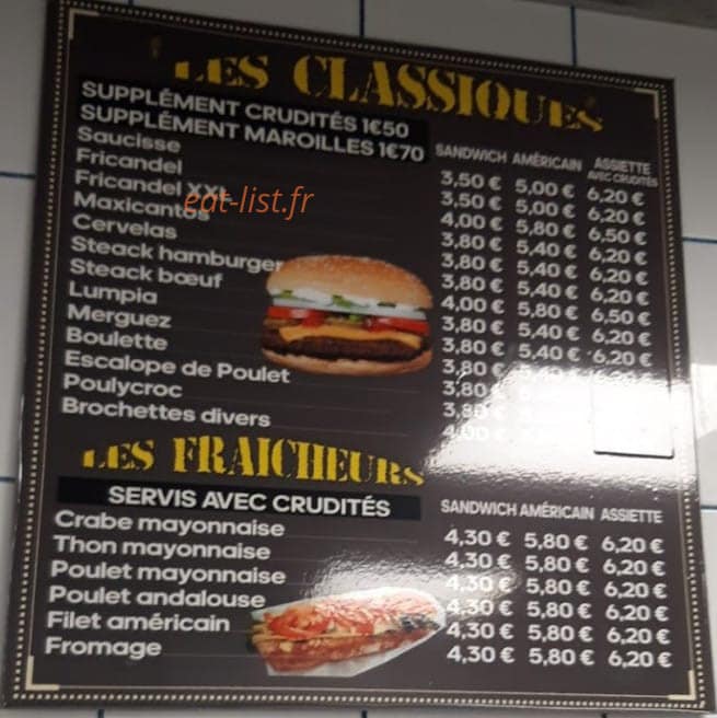 Chez Fred — carte page 2