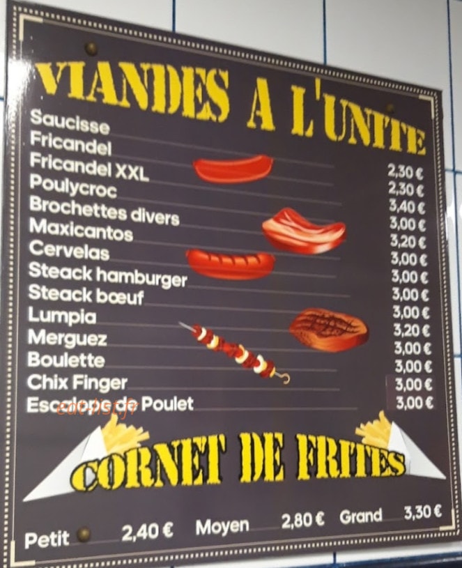 Chez Fred — carte page 4