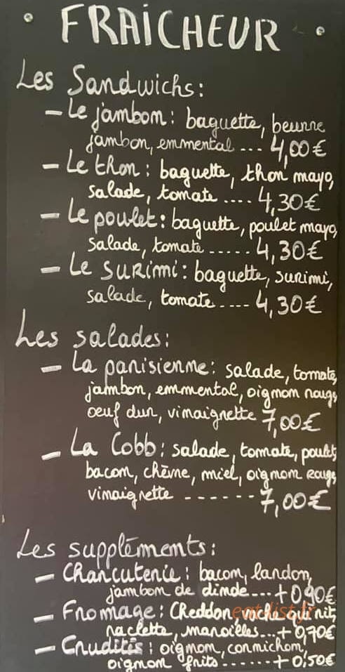 La Patate — carte page 2