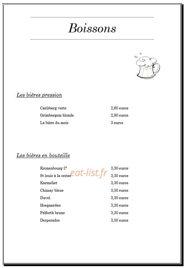 Le Campanella — carte page 3