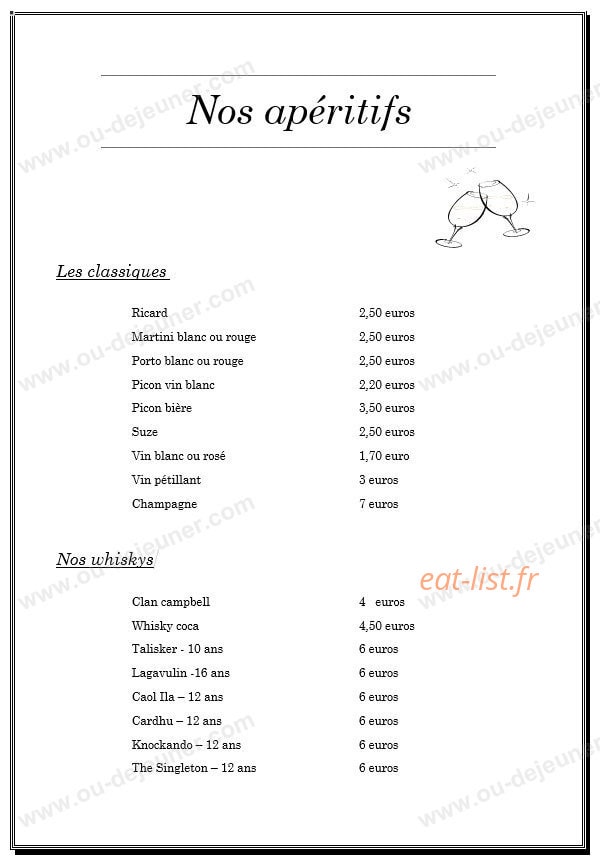 Le Campanella — carte page 4
