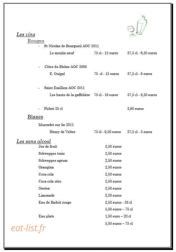 Le Campanella — carte page 5