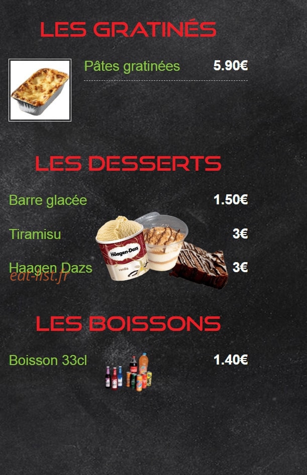 Watti pizza — carte page 6