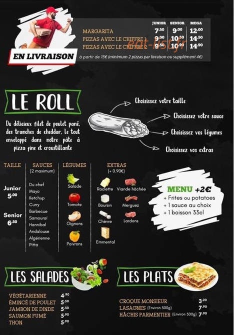 Allopizza — carte page 2