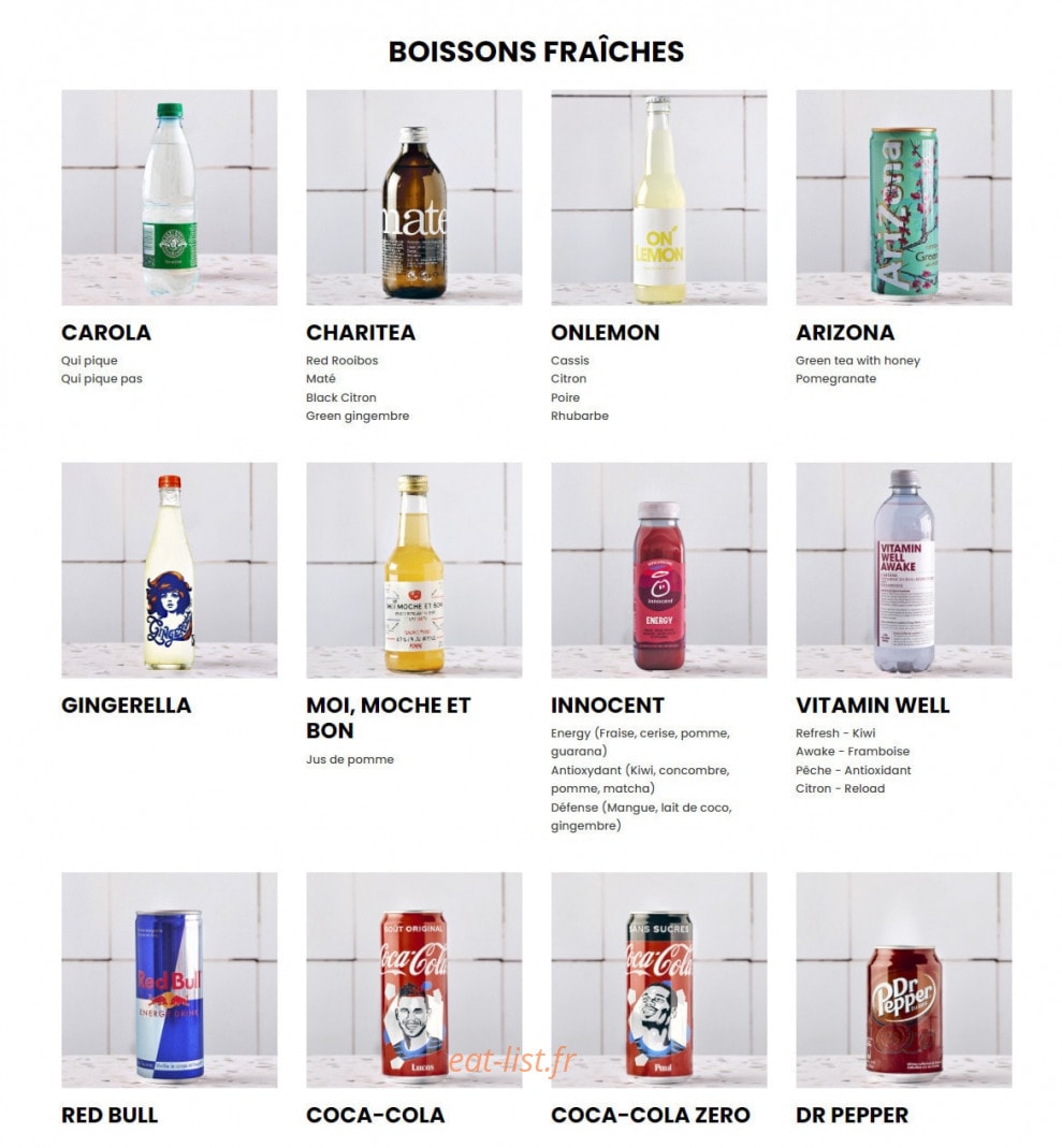 Bagelstein — carte page 8