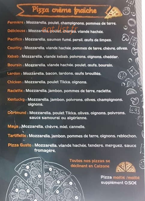 Bfc pizza gusto — carte page 3