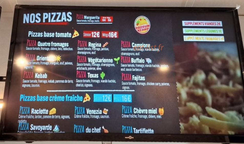 Bodrum Kebab — carte page 3