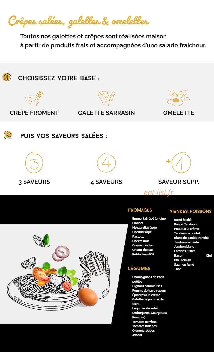 Crêpe Touch — carte page 1