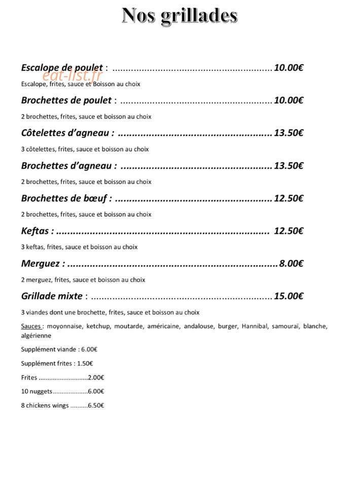 Foody's — carte page 6