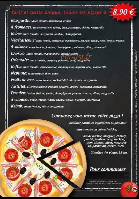 Foody's — carte page 2
