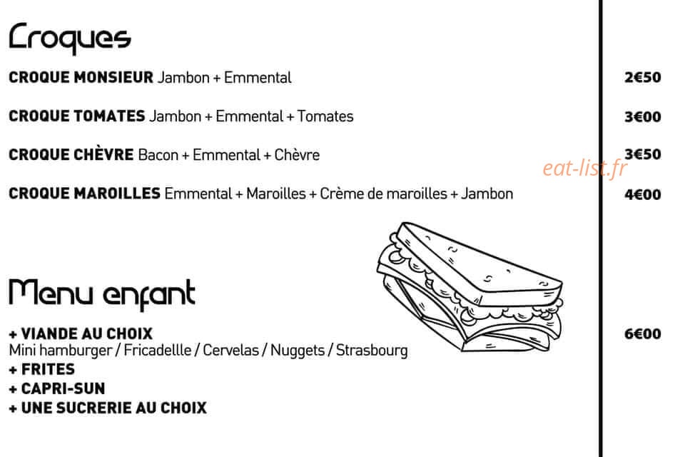 Friterie de la Plage — carte page 6