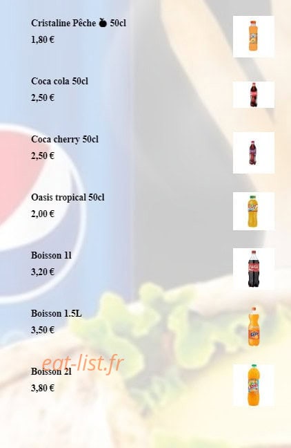 Gourmandises dk — carte page 18